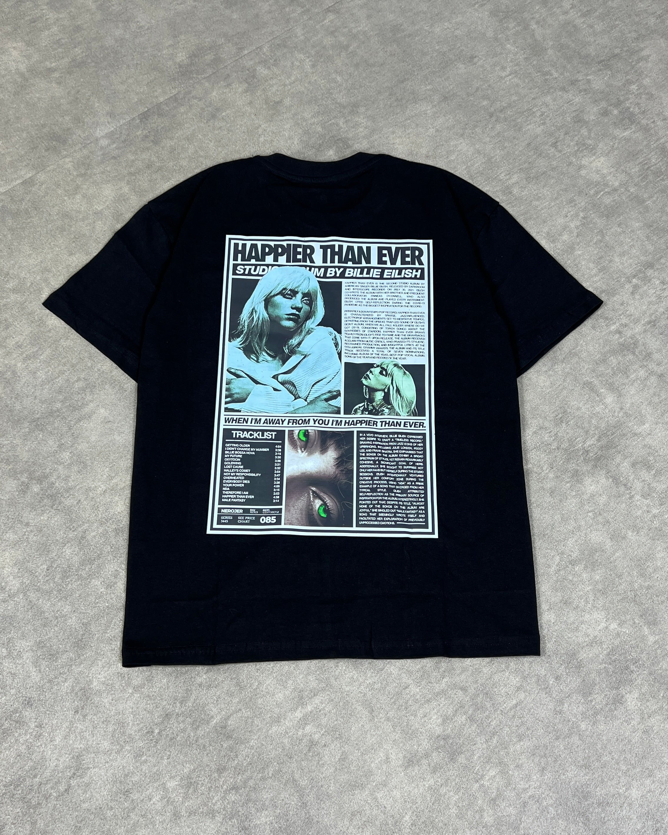 BILLIE EILISH oversized t-shirt